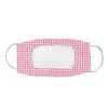 Visible Mouth Face Cover Anti Dust Reusable Washable Face Mask with Clear Pvc Window Adults Deaf-Mute Lip Transparent Face Masks