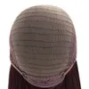 perruques de dentelle perruque africaine tressée perruque la plus longue ligne droite synthétique hairr marley synthétique dentelle frontale perruque bas prix usine couleur Ombre