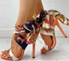 2020 Kobiety Sandały Moda Wysokie Obcasy Sandały Buty Kobieta Peep Toe Stiletto Sexy Kobiety Obcasy Chaussures Femme Summer Pompy