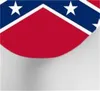 Maschere 3D Printing Confederate Flags Mascarilla lavabili riutilizzabili Viso fibra di poliestere lavabile respiratore Trump Election 2 8hk D2