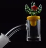 Petrol Kuyuları Bong için Cactus Carb Cap Duck DHL Düz Top'un 5mm Alt 10mm 14mm 18mm erkek dişi Kuvars Banger 45 90 Tırnak