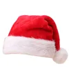 Atacado de alta qualidade festival adulto crianças chapéu de Natal vermelho multi tamanho decoração de Natal ornamentos de Papai Noel chapéu