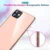 Crystal TPU + PC Case Absorption des chocs Souple Transparent Retour pour iphone 12 iPhone 11 Pro Max Couverture pour Samsung S20 Plus Ultra Phone Case