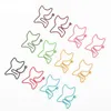 Bulkpaket 200 st Cat Shape Metal Bookmark Clip Memo Clip Paper Clip Bookmark Diy Novelty Office Läs brevpapper LX2401