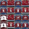 Maglia retrò Colorado Avalanche ROB BLAKE TEEMU SELANNE MIKE RICCI PAUL KARIYA OWEN NOLAN THEOREN FLEURY ALEX TANGUAY CHRIS DRURY Maglie personalizzate per hockey