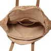 ビーチの籐製の袋の手編まれたわらバッグボヘミアン夏のハンドバッグ旅行女性トート籐ボルソスデマンブレスパジャ