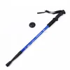 Outdoors Trumpet Trekking Poles Telescopic Alpenstock Aluminum alloy Foldable Straight Handle Hiking Walking Stick ZZA2502 10Pcs