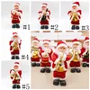 5 Styles Electric Santa Claus Toy Christmas Electric Dancing Music Santa Claus Xmas Doll for Kids Party Christmas Decorations GGA3561-1