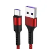 Kabel USB typu C Szybki przewód ładujący Type-C Ładowarka Kabel Ładowarka Super szybkie ładowanie Linia 5A Kabel USB do Huawei Xiaomi