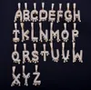 Hip Hop Custom Micro Drip Custom Letters Pendant Necklace Combination Letters Name Pendant 24 tum tennis halsband zirkoniumsmycken