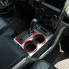 ABSギアシフトパネルのトリムカップホルダーベゼルデコタオオンのためのFord F150 Raptor 2009-2014カーインテリアアクセサリー