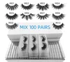 15mm 5D ögonfransar mink tjocka ögonfransar crisscross grymhet fri volym mink fransar mjuka stora dramatiska fullögon fransar makeup verktyg grossist