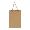 Custom Fashion Eco-friendly Black Gift Shopping Kraft Paper Bags With Logo Printed