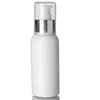 Flacone spray per atomizzatore in plastica bianca vuota da 100 ml Flacone per pompa per lozione Flacone cosmetico da viaggio per toner per la pelle di oli essenziali di profumo
