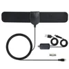 HDTV Indoor TV Antenna DVB-T2 ATSC 1080P with Digital Amplifier High Gain Satellite Receiver Built-In Car Antenna