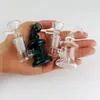 Bow ile Heady Bong Mini Bong 3 İnç Pyrex Cam Mini Bongs Kalın Rig Su Bongs 14mm Ortak Fab Yumurta Bongs Petrol Kulesi Dabs Recycler Su Boruları