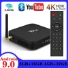 TX6 Allwinner H6 Android 9.0 TV Box 4 Go + 32 Go WiFi double 2.4G + 5G Avec Bluetooth 5.0 PK H96 Max