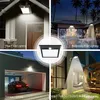 11000mAh utomhus LED Solljus 110 LED Motion Sensor Lights Super Light Security Night Flood Light med 3 Mode Fjärrkontroll 6W