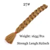 Factory Directly Supply 165G 82Inch Synthetic Braiding Hair Jumbo Braid Synthetic Hair Extensions Accept Customized Color