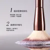 Hourglass slöja pulverborste - Dubbel-slutat pulver Highlighter Inställning Makeup Brush Tool