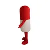 2020 venda quente nova pílula vermelha mascote cápsula traje fantasia vestido de festa halloween carnaval trajes tamanho adulto
