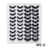 20 pares 3D Mink cílios Lashes Livro Natural cílios postiços Falso Lashes longo menina pestana Extensão Mink cílios para a beleza