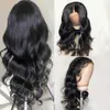 IsHow 20-26 polegadas 13x2 perucas de cabelo humano pré-arrancada peruca dianteira do laço corpo reto solto profundo para mulheres folga de cor natural