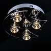 Modern LED crystal ceiling lamp living room bedroom chandelier restaurant creative personality crystal moon pendant lights