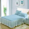 Creative 1 Piece Lace Bed kjol +2 bitar Pillowcases Bedding Ställer in Princess Bedspreads Sheet för Cover King / Queen Size