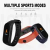 Nuovo M4 Smart Bracciale Fitness Tracker Cardiofrequenzimetro IP67 Orologio intelligente impermeabile per telefono Android universale con scatola al minuto