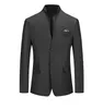 Nieuwe Heren Blazer Patchwork Pakken Voor Mannen Top Kwaliteit Rood Zwart Blazers Slim Fit Uitloper Jas Kostuum Homme Blazer Mannen