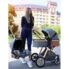 2020 Новая детская коляска 3 в 1 Высокий LandView Baby Cushachair Relecting Light Складная Коляска Бассинота Cradel1