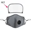 6Style 2 i 1 Face Shield Mask Pet Screen Full Face Isolation Masks Anti-dimma Oljeskyddsventilmask med Filter GGA3583-8