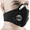 Radfahren Schutzgesichtsmasken mit Aktivkohle PM2.5 Anti-Pollution Staub Sport Laufen Reiten Rennrad Wiederverwendbare Masken Atemschutzmaske