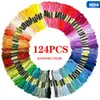 50 100 120 124 150 200 250 Pcs Anchor Similar Cross Stitch Cotton Embroidery Thread Floss Sewing Skeins Craft232U