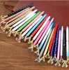 Tükenmez Kalem Kristal Elmas Tükenmez Kalem Metal Kawaii Ballpen Büyük Elmas Kırtasiye Moda Okulu Büro Tedarik Hediyeler LSK30