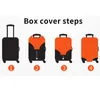 Bagagedozen Beschermhoes Elastische Cover Travel Lugguge Dust Trolley Dikke slijtvaste 20/24/28/30 Inch