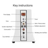 Terapia de vacío y ampliación de pechuga y tope Levantamiento elevado de vibrador eléctrico Máquina de masaje Máquina de masaje Formado de drenaje linfático Vibración Vibración Vibración