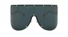 46092 gafas de sol de marco de gran tamaño hombres mujeres moda estrella remache sombras UV400 gafas Vintage