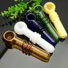 Tubo de vidrio de rueda de color EN STOCK tubo de vidrio burbujeador pipa de fumar agua Bong de vidrio envío gratis