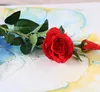 27 Inch Long Stem rose bouquets silk rose flowers bouquet 70cm height Artificial Flowers For Home wedding Decorations