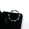 정통 스털링 실버 링 여성 소녀 패션 보석 Pandora 맑은 반짝이는 크라운 반지