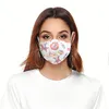 3D stampate animali del fumetto dolce tendenza stilista viso maschera antipolvere regolabile maschera protettiva con filtro traspirante maschere per il viso