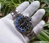 high quality Master Ceramic Bezel Mens Watch Glide Lock Clasp Strap Automatic Blue Black Watch Sports Crown Watch Wristwatch Orolo297U