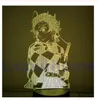 Bordslampa Demon Slayer Anime 3D LED Night Light Action Siffror Färg som förändrar Kamado Nezuko Tanjirou Lampara Visual Base Light306G