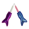 Bling Sparkle Antigelo Riutilizzabile Mermaid Ice Popsicle Borse Neoprene Tessuto isolante Maniche di ghiaccio Supporti per congelatore Strumenti per gelato DHA100