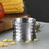 Easy Corn Stripper Gadget da cucina Acciaio inossidabile Pannocchia Cutter Remover Round Corn Kerneler Pelapatate Strumenti di cottura Accessori8999556