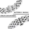 Bracelet de sangle en acier inoxydable pour Samsung Galaxy Watch 3 45mm 41 mm Metal Watch Band1508750