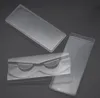 3pcs/set Transparent Plastic Eyelashes Packaging Box Fake Eyelash Tray Storage Cover Single Case with 2 pcs Transparent Lid Clear Tray