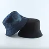 Ny sommar Casquette Gorras Panama Bucket Hat Men Kvinnor Sommar Blå Denim Bucket Caps Nya 3 färger